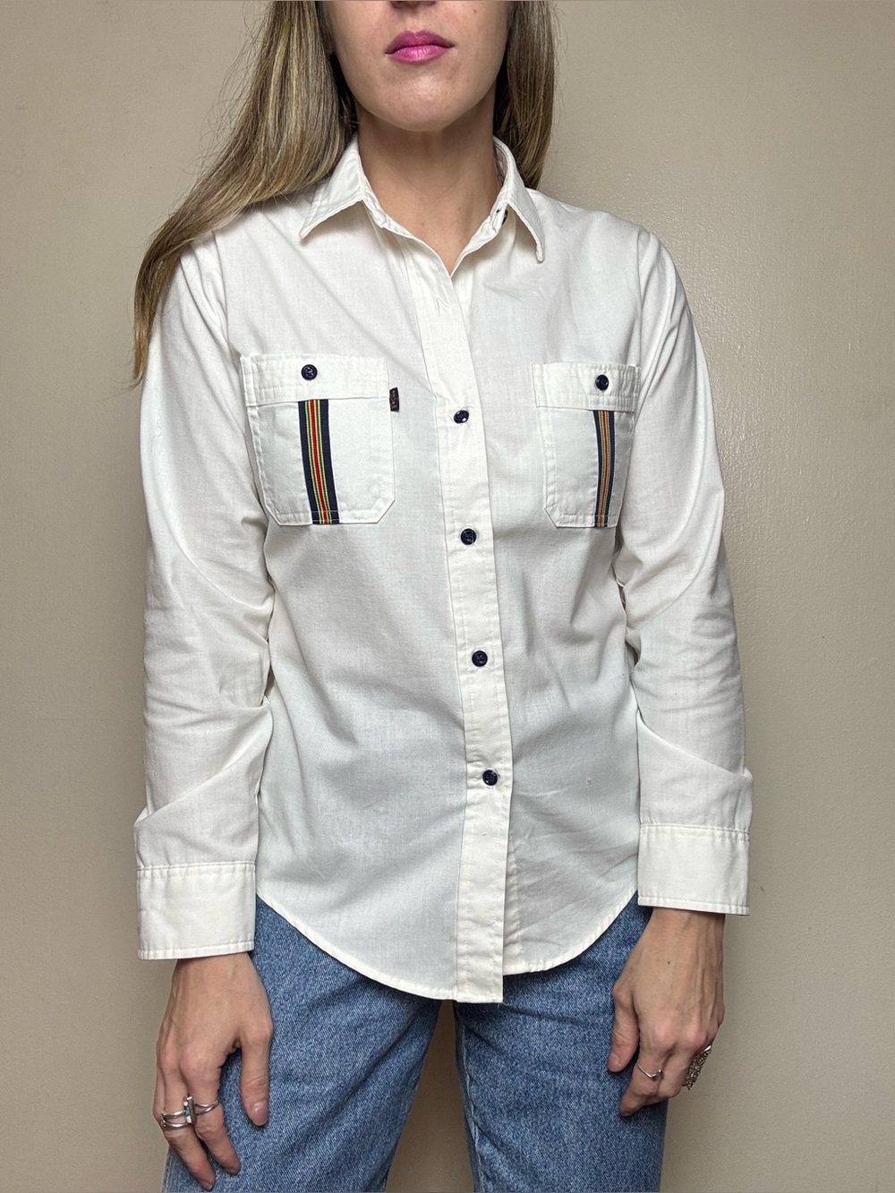 VINTAGE 1970s LEVI'S FRESH PRODUCE SHIRT